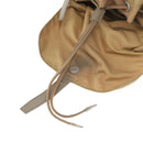 PRADA Backpack Nylon Beige Silver Auth 164845-23