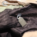 PRADA Backpack Nylon Beige Silver Auth 164845-25