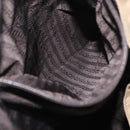 PRADA Backpack Nylon Beige Silver Auth 164845-26