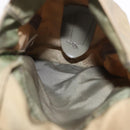 PRADA Backpack Nylon Beige Silver Auth 164845-29
