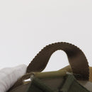 PRADA Backpack Nylon Beige Silver Auth 164845-8