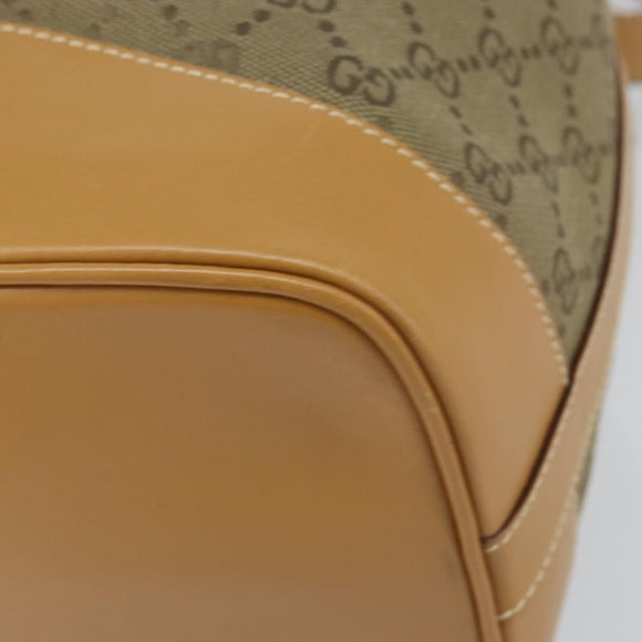 GUCCI GG Canvas Shoulder Bag Beige Gold 001 2854 1627 Auth 164846