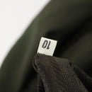 PRADA Backpack Nylon Khaki Silver Auth 164855-11