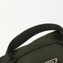 PRADA Backpack Nylon Khaki Silver Auth 164855-14