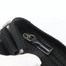 PRADA Shoulder Bag Nylon Black Silver Auth 164857-10