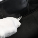 PRADA Shoulder Bag Nylon Black Silver Auth 164857-12