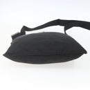 PRADA Shoulder Bag Nylon Black Silver Auth 164857-5