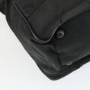 PRADA Hand Bag Nylon 2way Black Silver Auth 164859-19