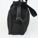PRADA Hand Bag Nylon 2way Black Silver Auth 164859-3