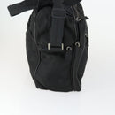 PRADA Hand Bag Nylon 2way Black Silver Auth 164859-4