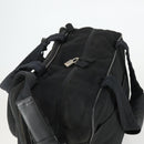 PRADA Hand Bag Nylon 2way Black Silver Auth 164859-6