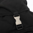 PRADA Backpack Nylon Black Silver Auth 164861-22