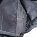 PRADA Backpack Nylon Black Silver Auth 164861-26
