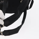 PRADA Backpack Nylon Black Silver Auth 164861-8