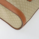 CELINE Macadam Canvas Tote Bag PVC Beige Gold Auth 164865V-10
