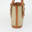 CELINE Macadam Canvas Tote Bag PVC Beige Gold Auth 164865V-5