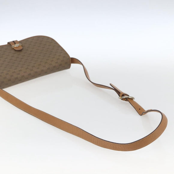 GUCCI Micro GG Supreme Shoulder Bag PVC Beige Gold 001 406 1780 Auth 164866
