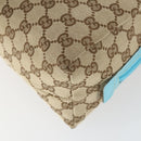 GUCCI GG Canvas Hand Bag Beige Auth 164873A-9