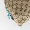 GUCCI GG Canvas Hand Bag Beige Auth 164873A-14