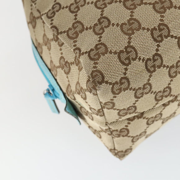 GUCCI GG Canvas Hand Bag Beige Auth 164873A
