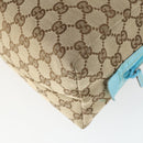 GUCCI GG Canvas Hand Bag Beige Auth 164873A-15