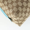 GUCCI GG Canvas Hand Bag Beige Auth 164873A-16