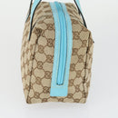 GUCCI GG Canvas Hand Bag Beige Auth 164873A-3