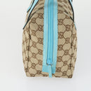 GUCCI GG Canvas Hand Bag Beige Auth 164873A-4