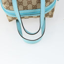 GUCCI GG Canvas Hand Bag Beige Auth 164873A-7