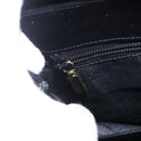 Salvatore Ferragamo Gancini Hand Bag Leather 2way Black Gold Auth 164875V-20