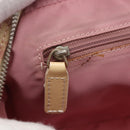 Christian Dior Trotter Canvas Shoulder Bag PVC Pink Silver Auth 164884-17