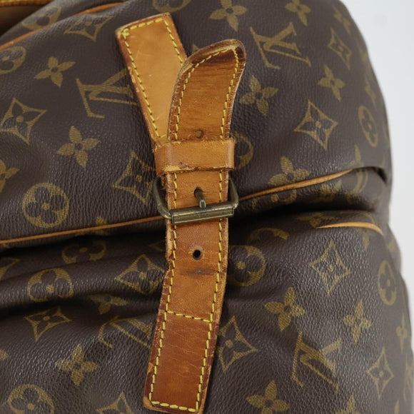 LOUIS VUITTON Monogram Saumur 43 Shoulder Bag M42252 LV Auth 164888