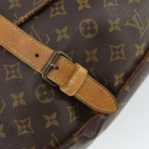 LOUIS VUITTON Monogram Saumur 43 Shoulder Bag M42252 LV Auth 164888