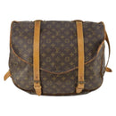 LOUIS VUITTON Monogram Saumur 43 Shoulder Bag M42252 LV Auth 164888-2
