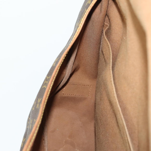 LOUIS VUITTON Monogram Saumur 43 Shoulder Bag M42252 LV Auth 164888