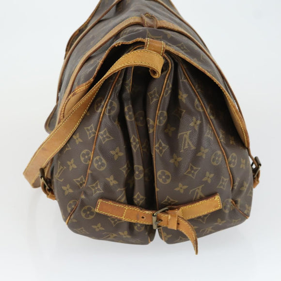 LOUIS VUITTON Monogram Saumur 43 Shoulder Bag M42252 LV Auth 164888