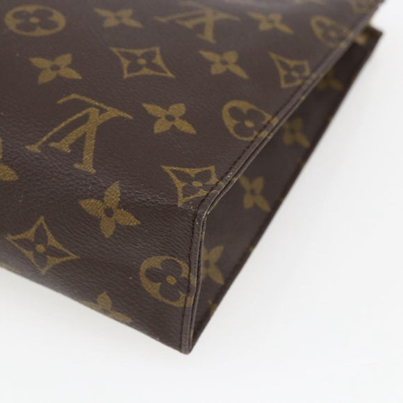 LOUIS VUITTON Monogram Poche Toilette 26 Pouch M47542 LV Auth 164896