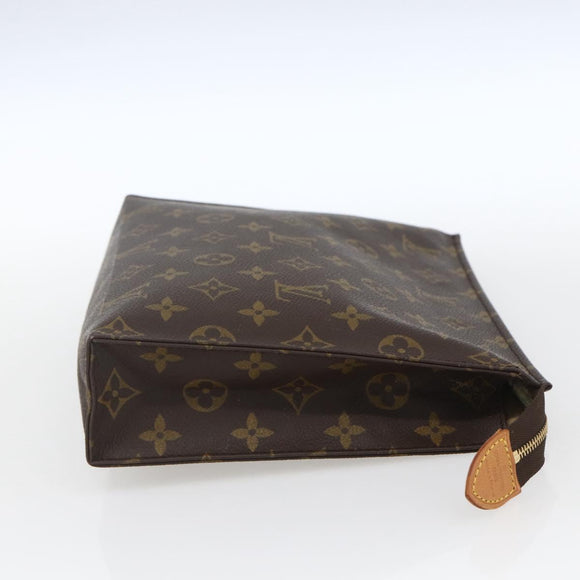 LOUIS VUITTON Monogram Poche Toilette 26 Pouch M47542 LV Auth 164896