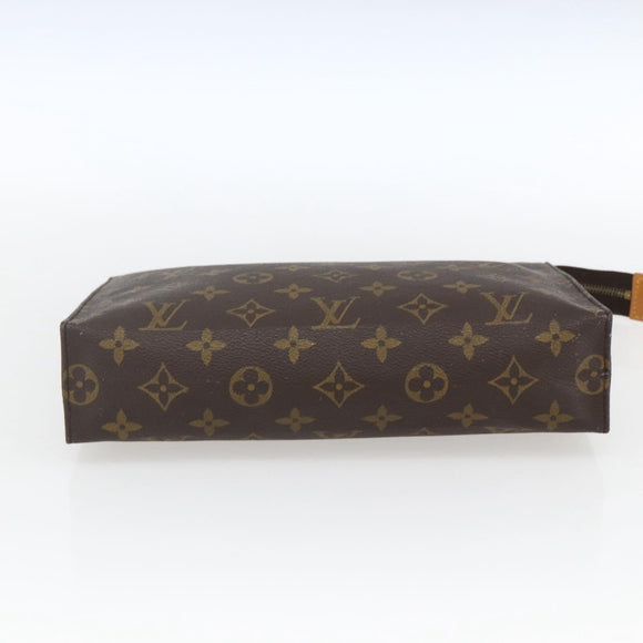 LOUIS VUITTON Monogram Poche Toilette 26 Pouch M47542 LV Auth 164896