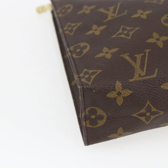 LOUIS VUITTON Monogram Poche Toilette 26 Pouch M47542 LV Auth 164896