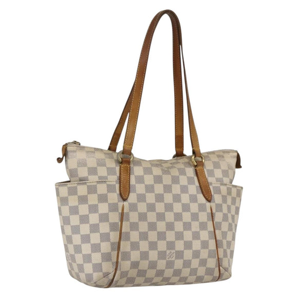 LOUIS VUITTON Damier Azur Totally PM Tote Bag N41280 LV Auth 164898