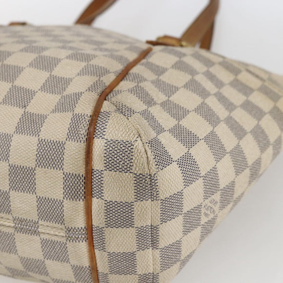 LOUIS VUITTON Damier Azur Totally PM Tote Bag N41280 LV Auth 164898