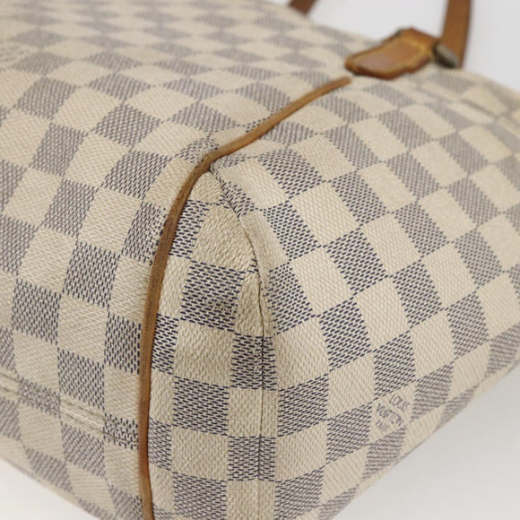 LOUIS VUITTON Damier Azur Totally PM Tote Bag N41280 LV Auth 164898