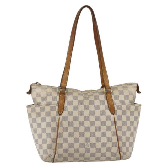 LOUIS VUITTON Damier Azur Totally PM Tote Bag N41280 LV Auth 164898