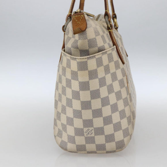 LOUIS VUITTON Damier Azur Totally PM Tote Bag N41280 LV Auth 164898