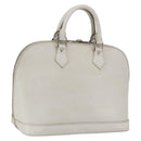 LOUIS VUITTON Alma PM Hand Bag White Yvoire M4030J LV Auth 164900-1