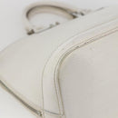 LOUIS VUITTON Alma PM Hand Bag White Yvoire M4030J LV Auth 164900-11