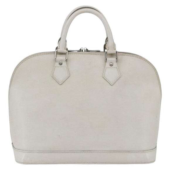 LOUIS VUITTON Alma PM Hand Bag White Yvoire M4030J LV Auth 164900