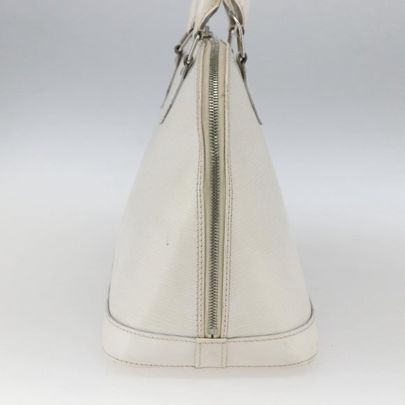 LOUIS VUITTON Alma PM Hand Bag White Yvoire M4030J LV Auth 164900