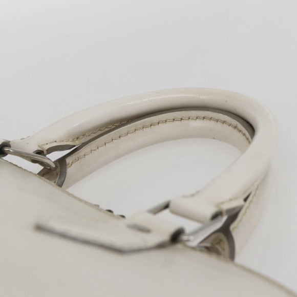 LOUIS VUITTON Alma PM Hand Bag White Yvoire M4030J LV Auth 164900